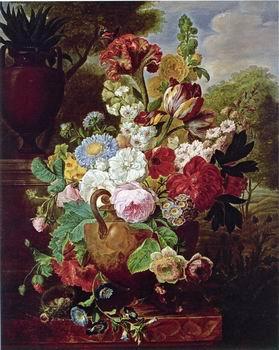 unknow artist Floral, beautiful classical still life of flowers.042 oil painting picture